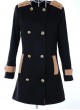 Contrasted Color Coat